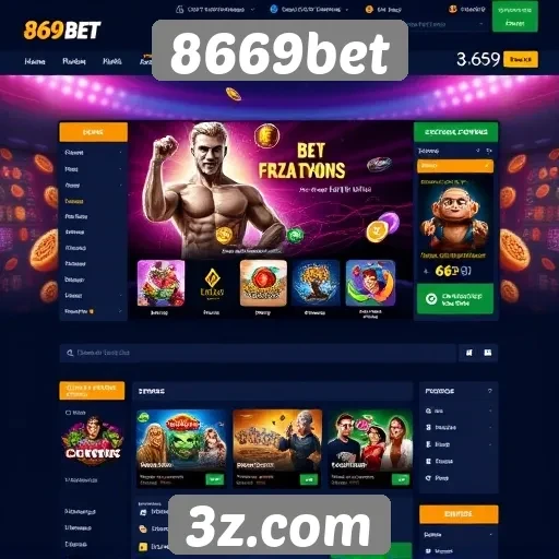 Interface do usuário do site 8669bet é intuitiva